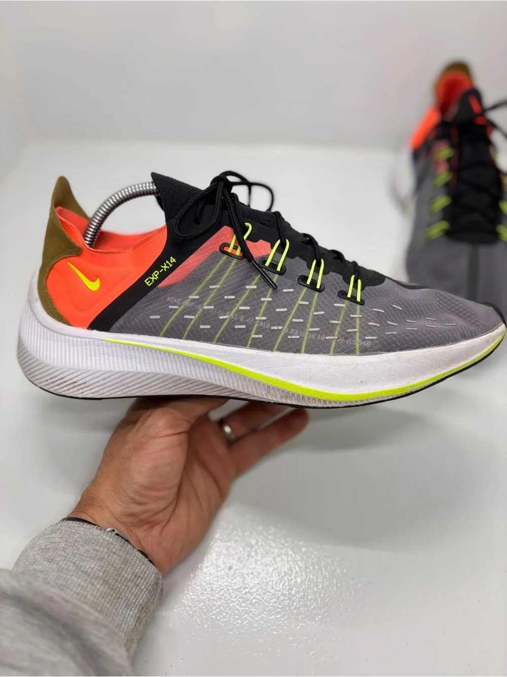 Nike Zoom Fly SP AO1554-001 Running Shoes Gray Orange Men’s Size 11